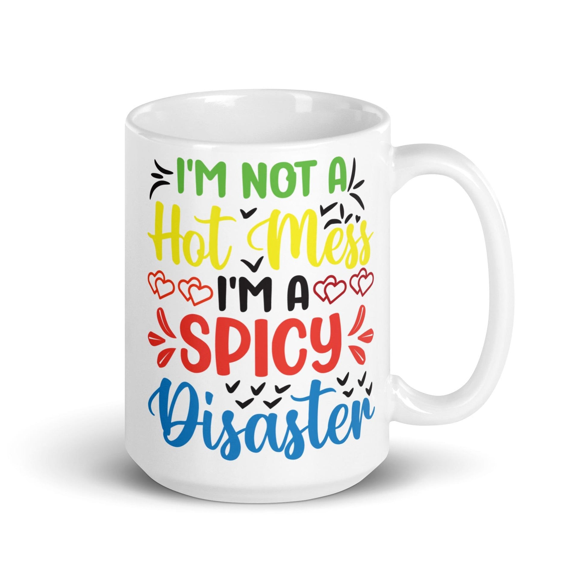 White glossy mug